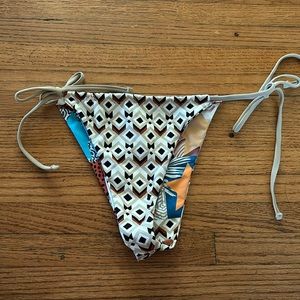 Her Own Printed Bikini Bottom